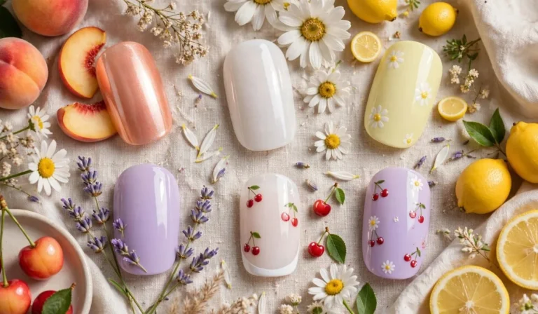 August Nails Aesthetic