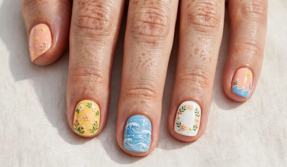 August Nails Short