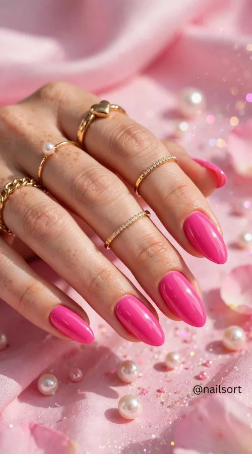 Barbie Pink Nails