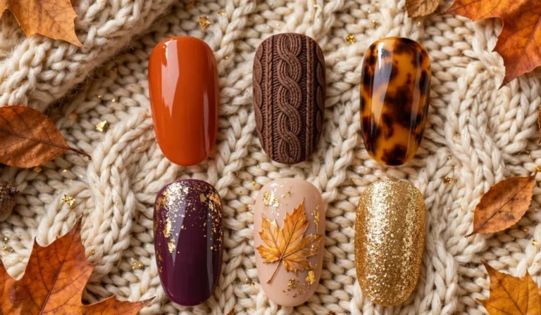 October Nails Ideas Autumn