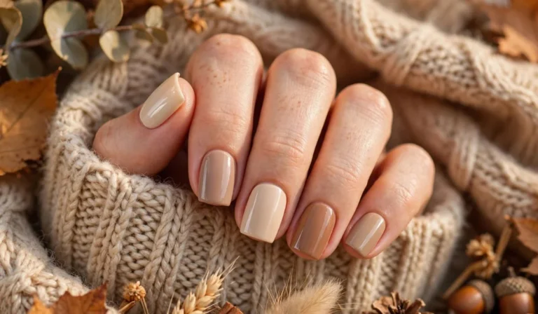 September Nails Short