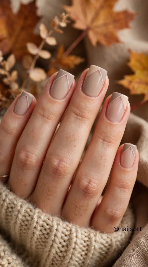 Short Negative Space Nail