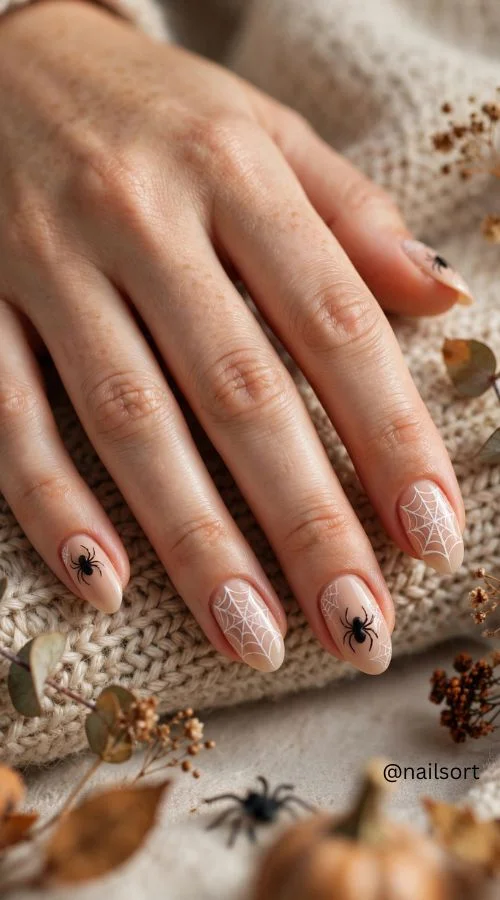 Spider and Web Nails
