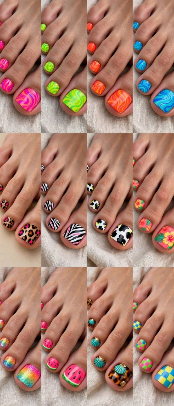 Acrylic Toe Nails Ideas