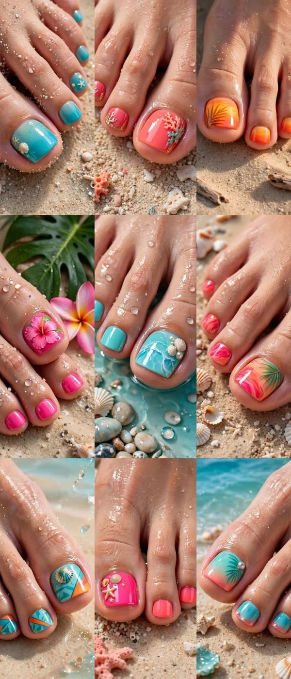 Beach Toes Designs