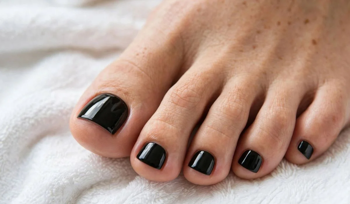 Black Toe Nail