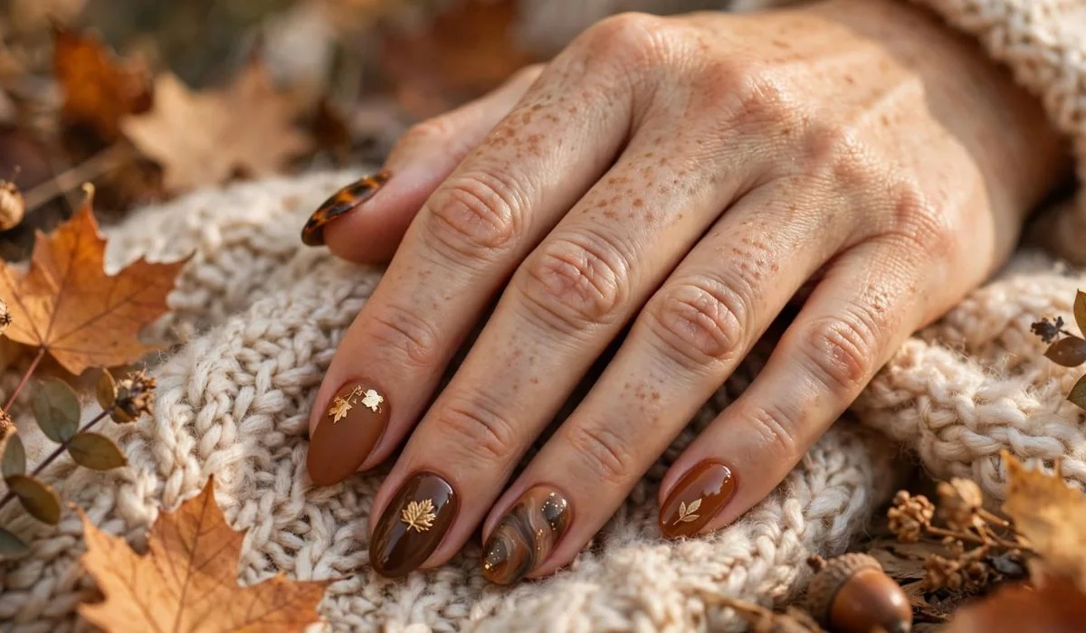 Brown Fall Nails