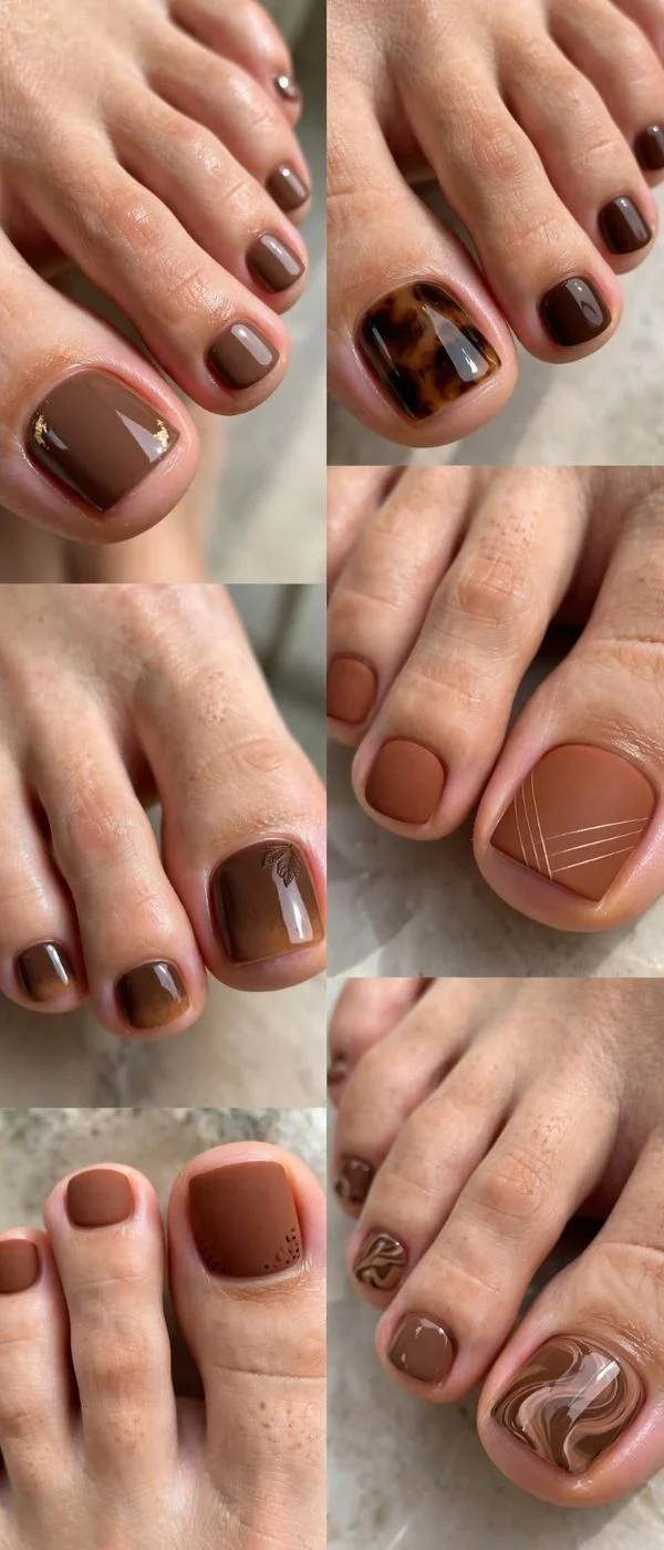 Brown Toe Nail