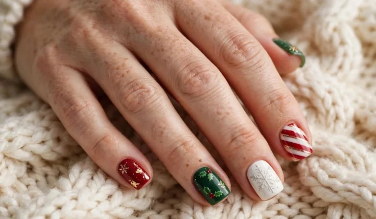 Christmas Nails Short