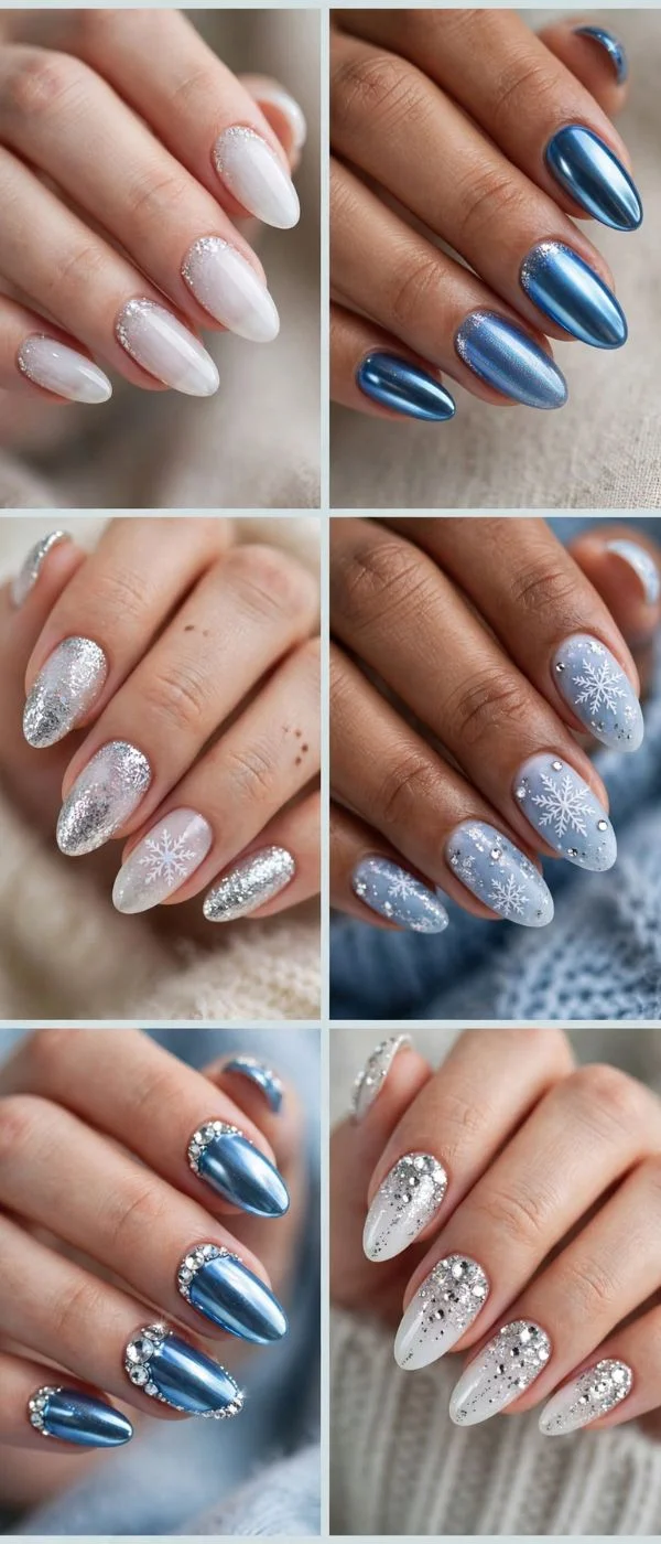 December Nails Almond