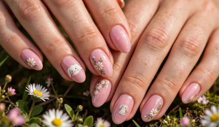 Easter Nails Almond
