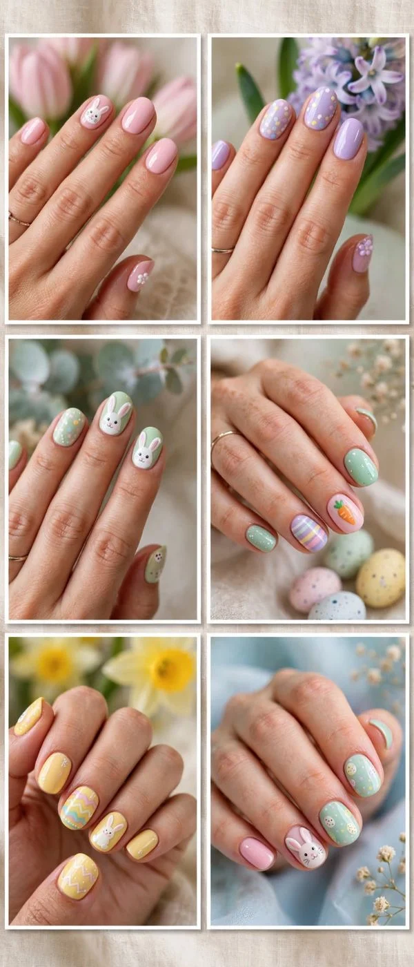 Easter Nails Pastel
