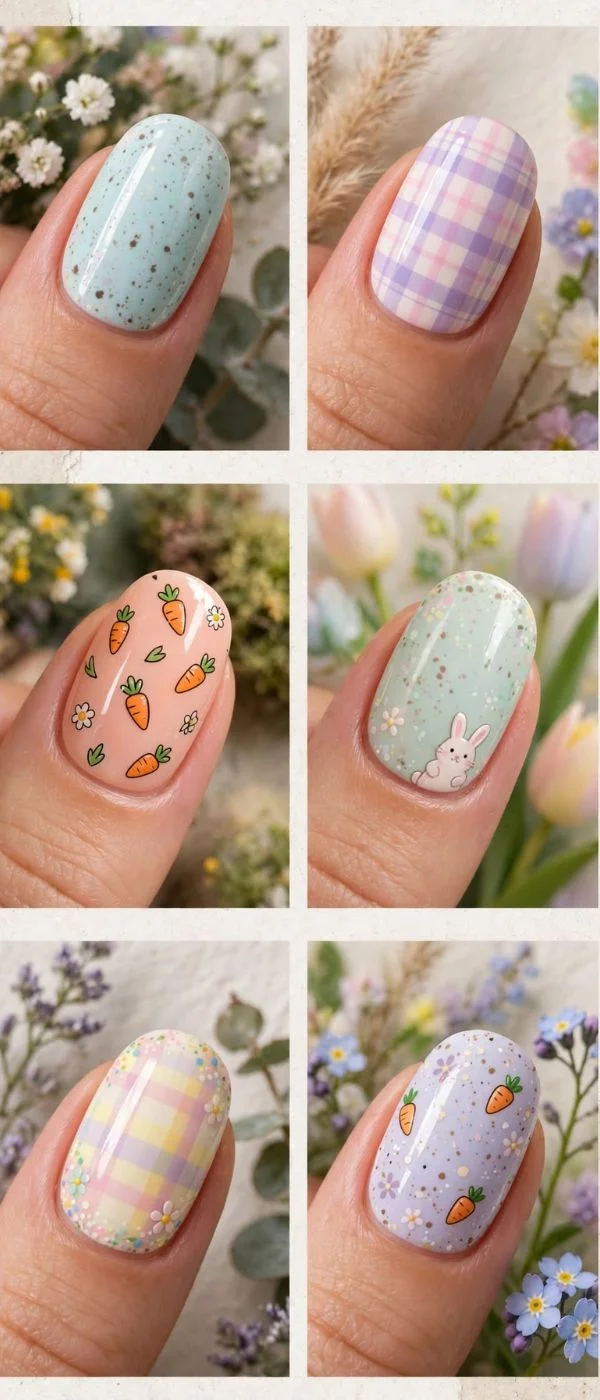Easter Nails Pastel
