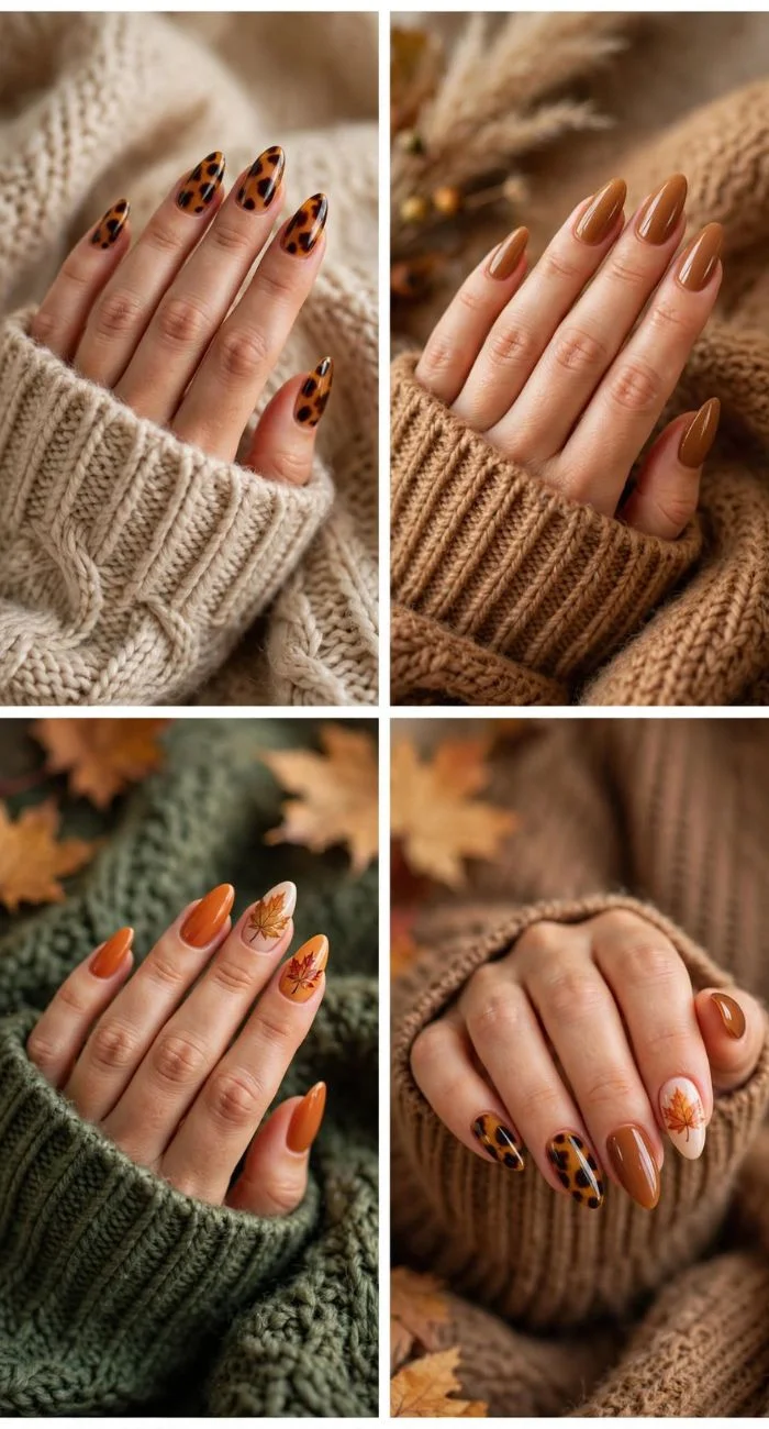 Fall Acrylic Nails