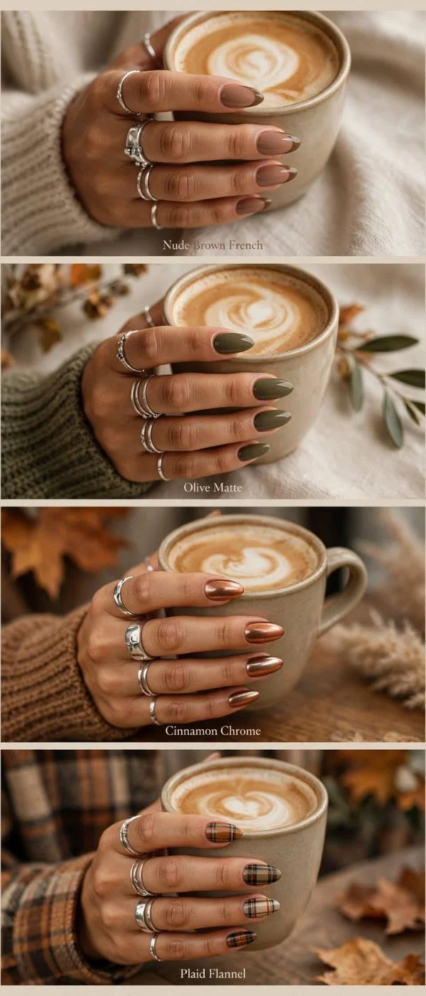 Fall Acrylic Nails