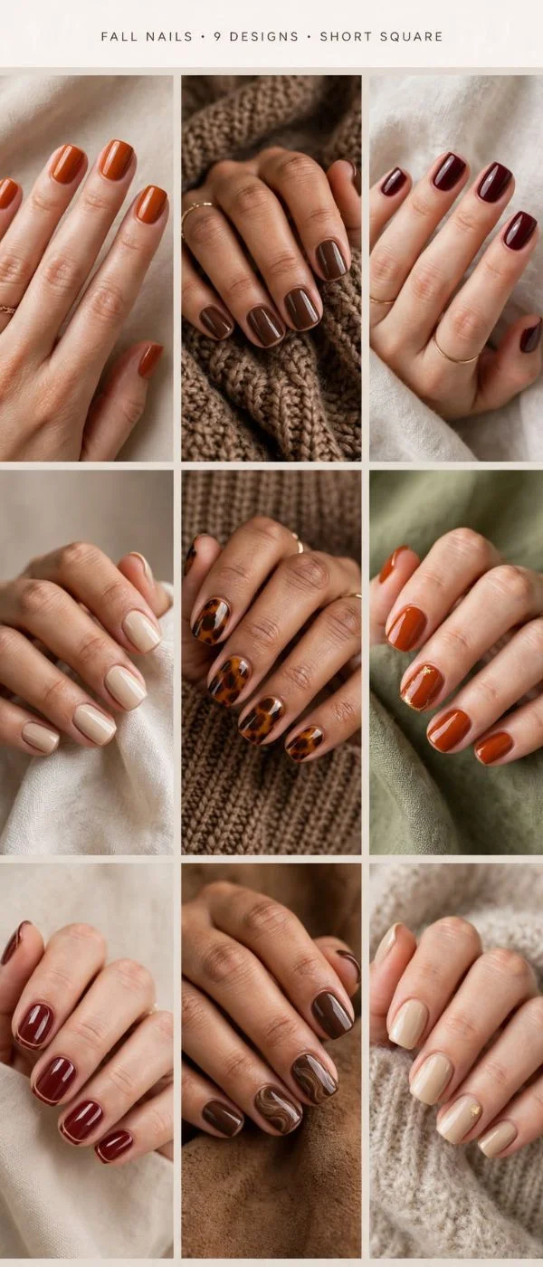 Fall Nails Square