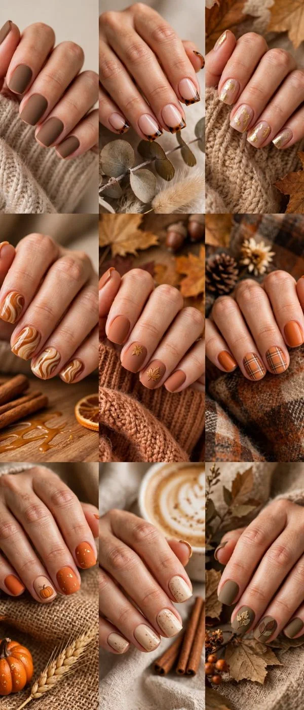 Fall Nails Square