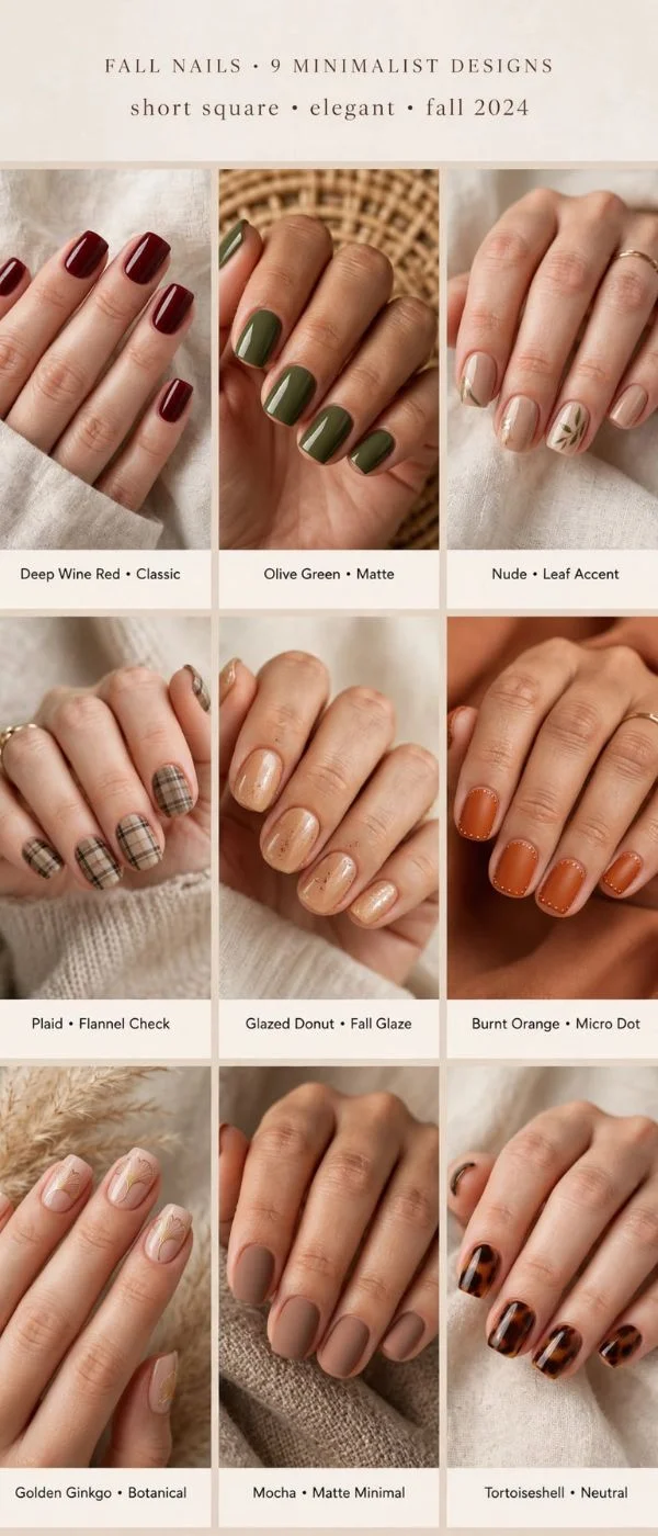 Fall Nails Square
