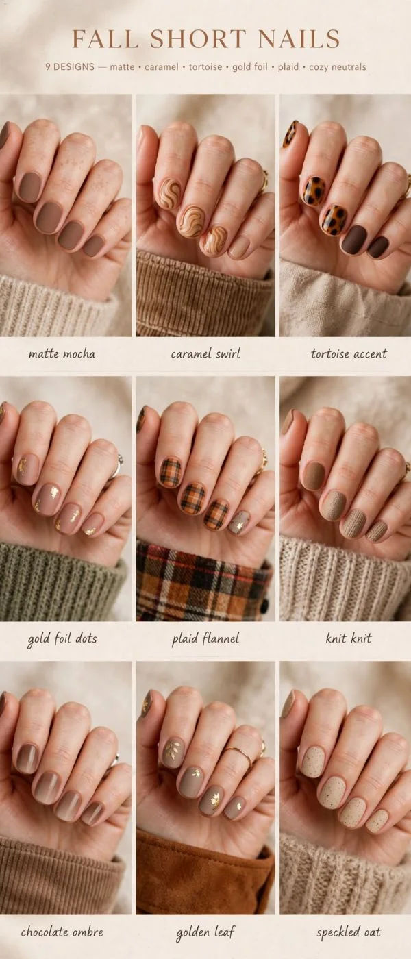Fall Short Nails