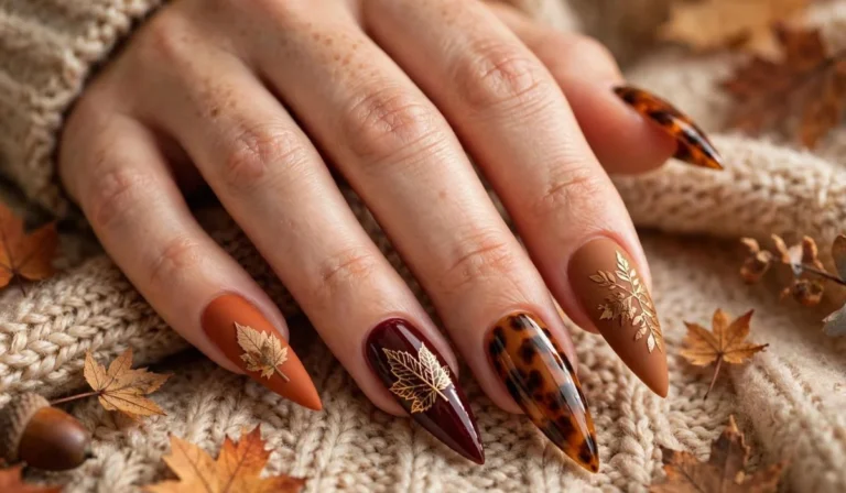 Fall Stiletto Nails