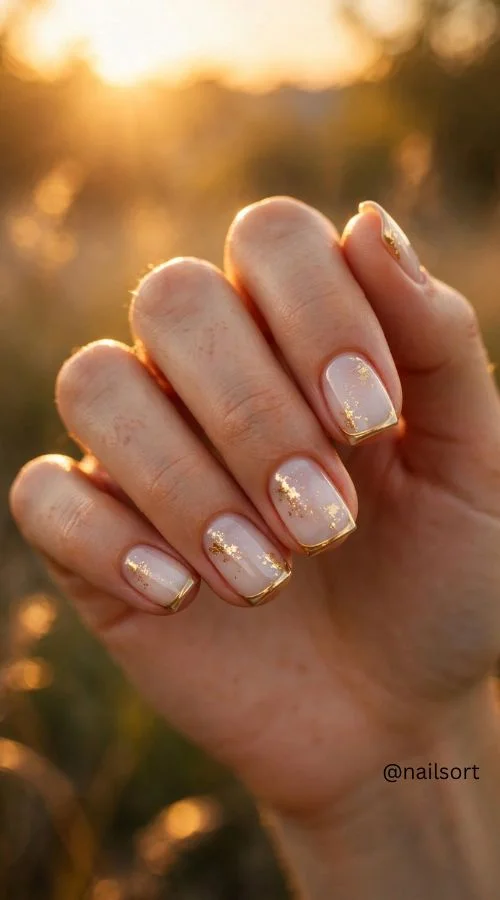 Golden Hour Nails