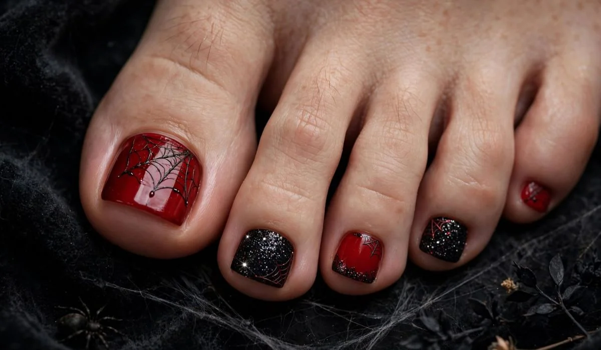 Halloween Toe Nails