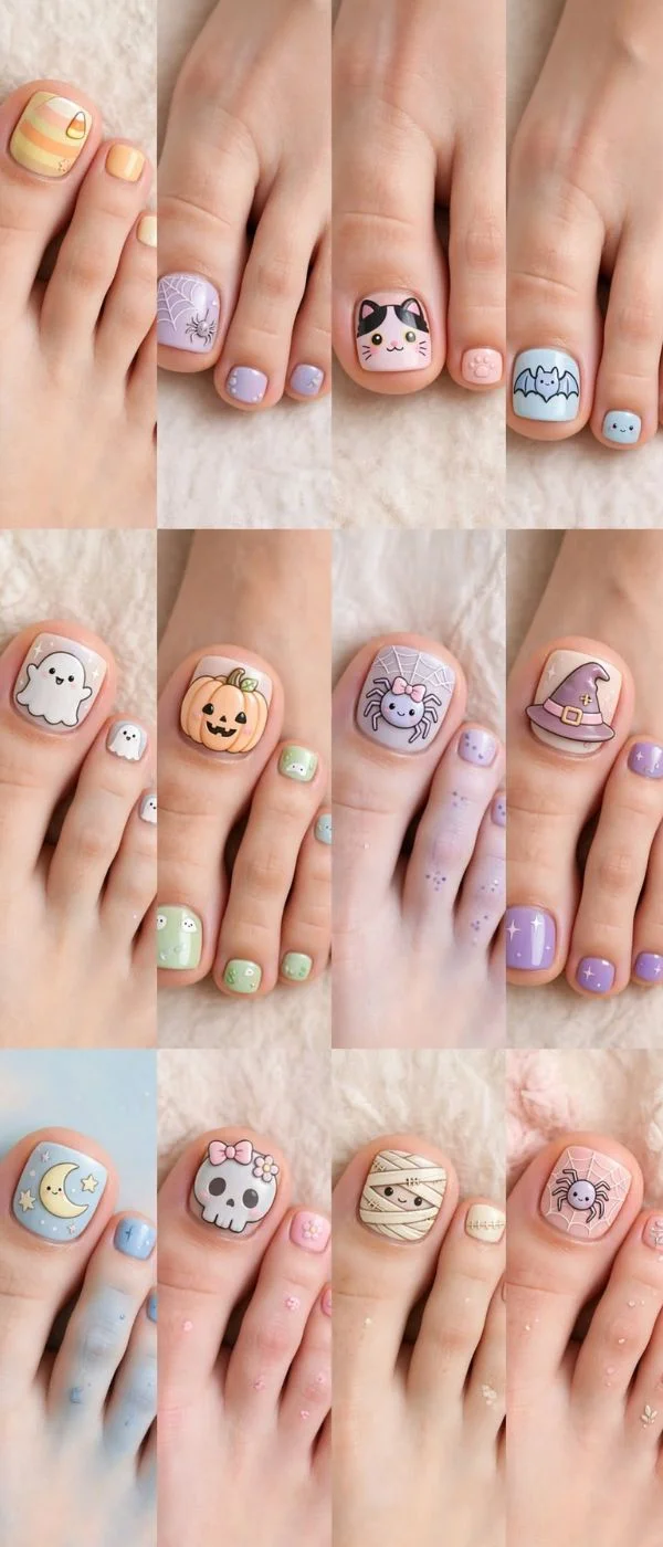  Halloween Toe Nails