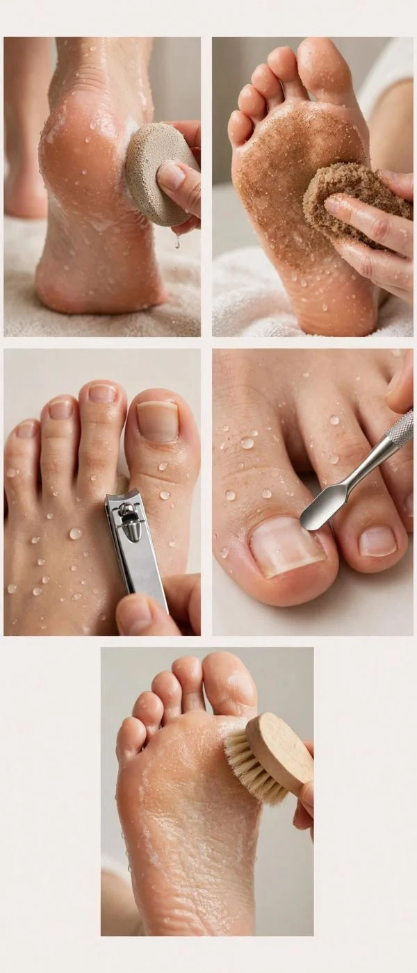 How To Pedicure At Home Step By Step