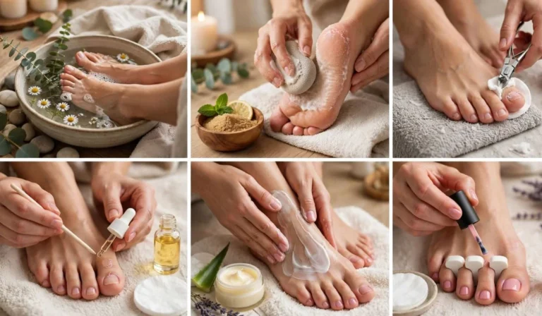 How To Pedicure At Home Step By Step