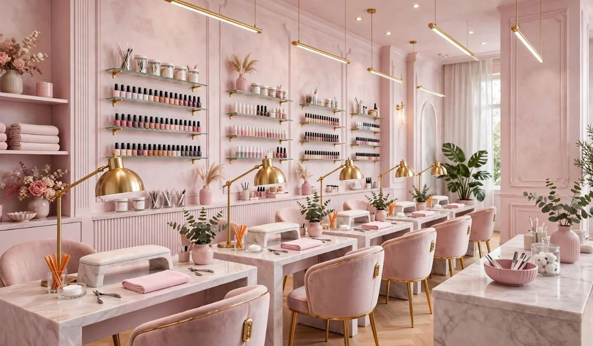 Manicure At Parlour