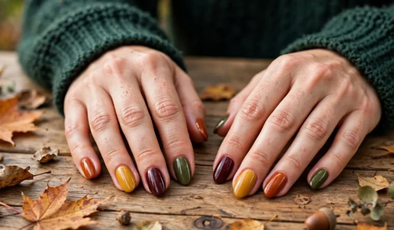 November Nails Fall Gel