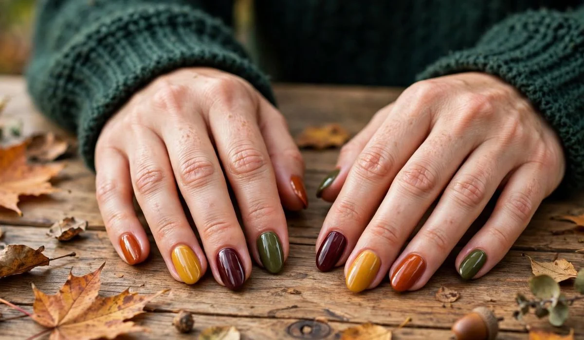 November Nails Fall Gel