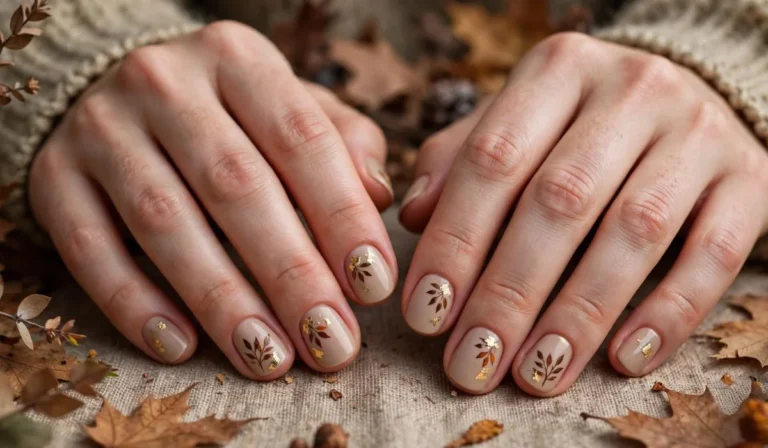 November Nails Short