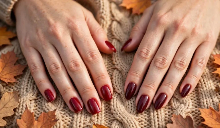 Red Fall Nails