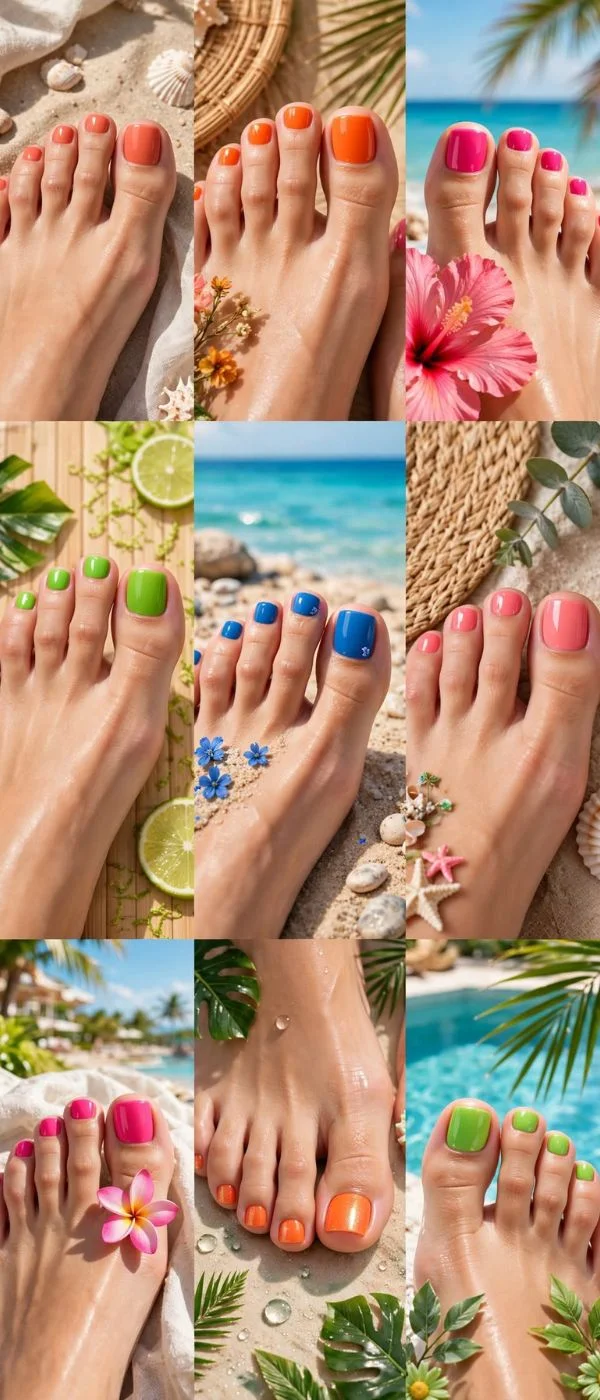 Spring Toe Nails