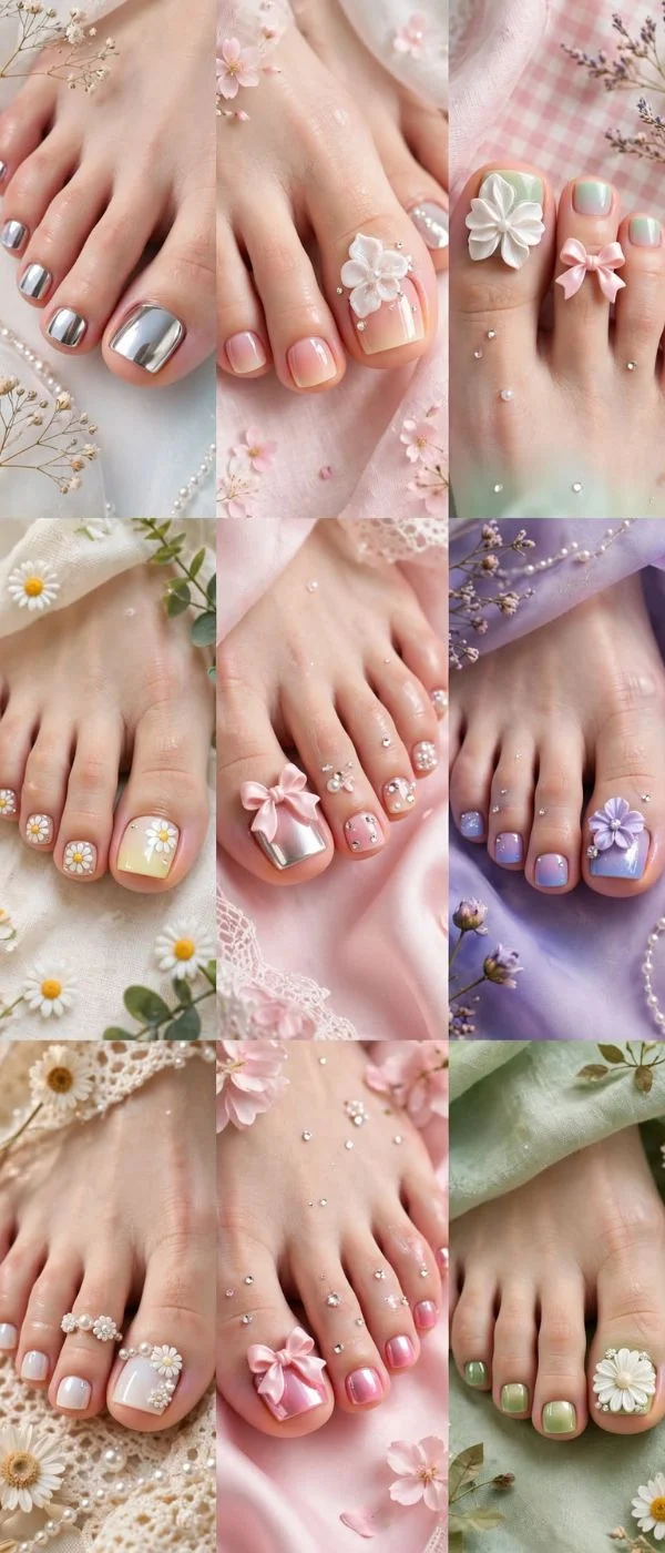 Spring Toe Nails
