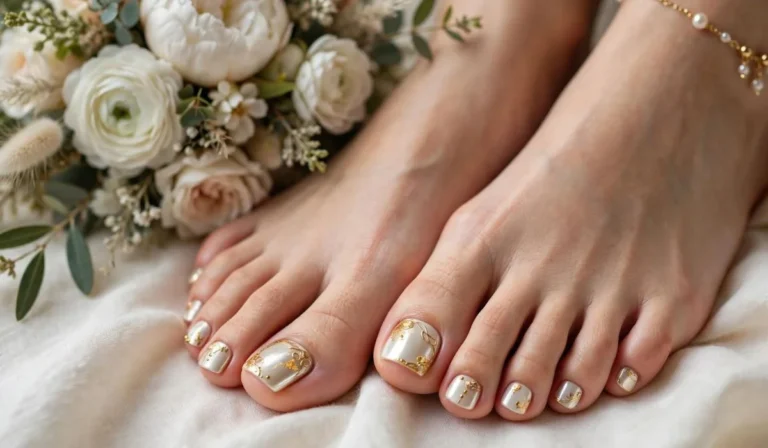 Wedding Toe Nails