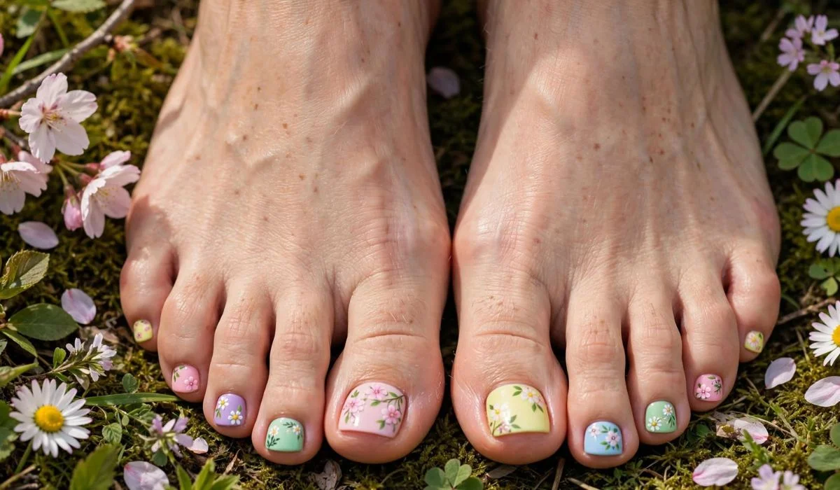 now Spring Toe Nails